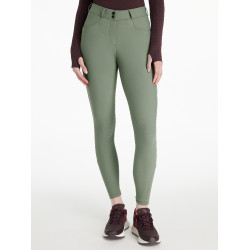 Calça LeMieux grip nos joelhos Isabelle feminina Alecrim Verde