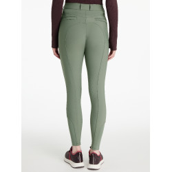 Calça LeMieux grip nos joelhos Isabelle feminina Alecrim Verde