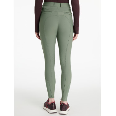 Calça LeMieux grip nos joelhos Isabelle feminina Alecrim Verde