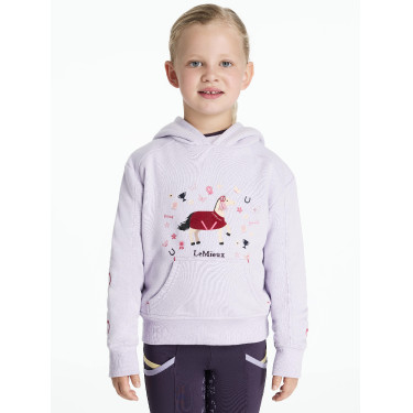 Camisola com capuz Mini LeMieux Romi Lilás