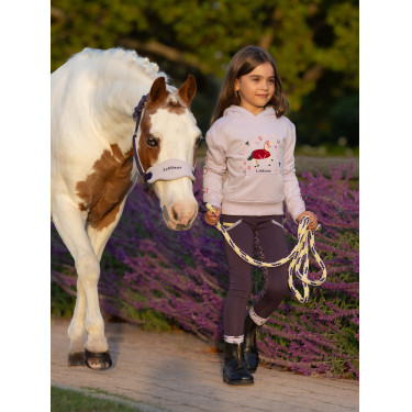 Camisola com capuz Mini LeMieux Romi Lilás Camisola com capuz Mini LeMieux Romi Lilás