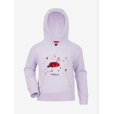 Camisola com capuz Mini LeMieux Romi Lilás Camisola com capuz Mini LeMieux Romi Lilás