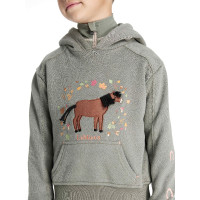 Camisola com capuz Mini LeMieux Romi Alpino Castanho