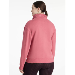 Suéter LeMieux gola com zíper Keira feminino Arando Rosa