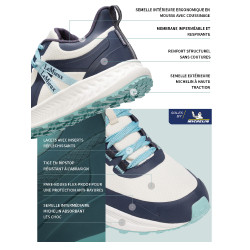 Ténis LeMieux impermeáveis Youth Trax Viva Pedra Cinzento Ténis LeMieux impermeáveis Youth Trax Viva Pedra Cinzento