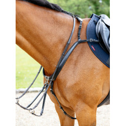 Peitoral LeMieux com ponte Kudos Preto