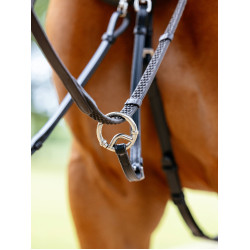 Peitoral LeMieux com ponte Kudos Preto