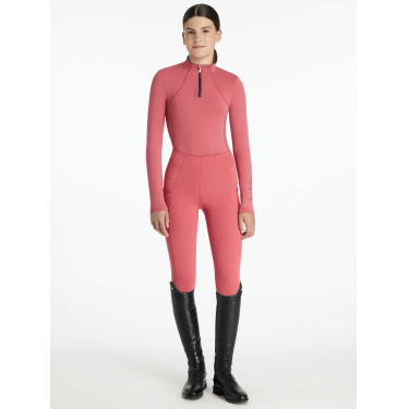 Camada base LeMieux Young Rider Classique de mangas compridas Arando Rosa Camada base LeMieux Young Rider Classique de mangas compridas Arando Rosa