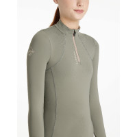 Camada base LeMieux Young Rider Classique de mangas compridas Azul Benetton
