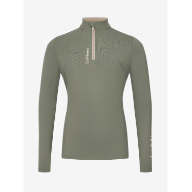 Camada base LeMieux Young Rider Classique de mangas compridas Alecrim Verde