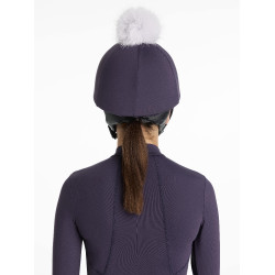 Gorro com pompom removível LeMieux Clássico Zimbro Violeta Gorro com pompom removível LeMieux Clássico Zimbro Violeta