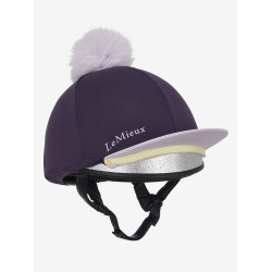 Gorro com pompom removível LeMieux Clássico Zimbro Violeta Gorro com pompom removível LeMieux Clássico Zimbro Violeta
