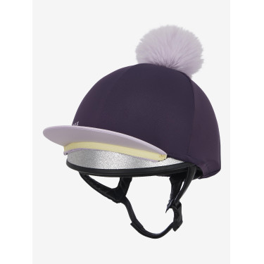 Gorro com pompom removível LeMieux Clássico Zimbro Violeta Gorro com pompom removível LeMieux Clássico Zimbro Violeta