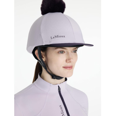 Gorro com pompom removível LeMieux Clássico Lilás Violeta