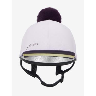 Gorro com pompom removível LeMieux Clássico Lilás Violeta