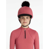 Gorro com pompom removível LeMieux Clássico Arando Rosa