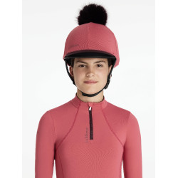 Gorro com pompom removível LeMieux Clássico Arando Rosa