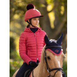 Gorro com pompom removível LeMieux Clássico Arando Rosa