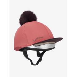 Gorro com pompom removível LeMieux Clássico Arando Rosa