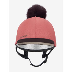 Gorro com pompom removível LeMieux Clássico Arando Rosa