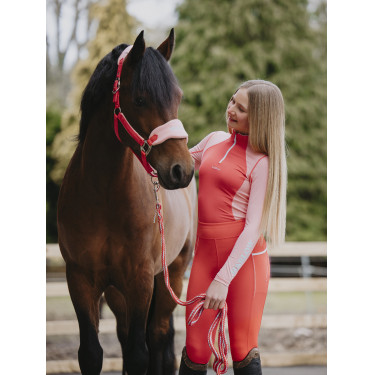 Base Layer de mangas compridas Young Rider LeMieux Harlow Coral Base Layer de mangas compridas Young Rider LeMieux Harlow Coral
