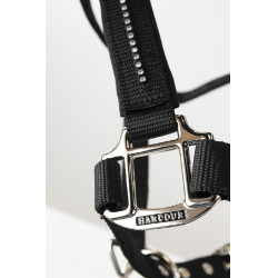 Cabeção e guia Harcour Amour Preto Cabeção e guia Harcour Amour Preto