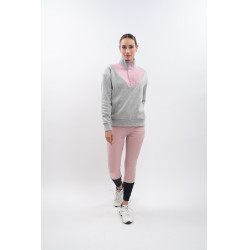 Sweat Harcour Ambre Cinzento mesclado / rosa-claro