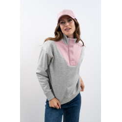 Sweat Harcour Ambre Cinzento mesclado / rosa-claro