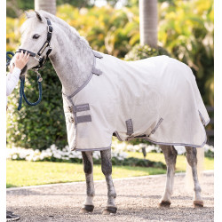 Camisa anti-moscas Horseware Amigo Bug Rug Pony Prata / cinza titânio / prata