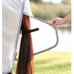 Camisa anti-moscas Horseware Amigo Bug Rug Pony Prata / cinza titânio / prata