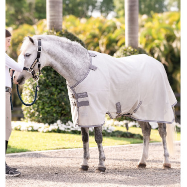 Camisa anti-moscas Horseware Amigo Bug Rug Pony Prata / cinza titânio / prata Camisa anti-moscas Horseware Amigo Bug Rug Pony Prata / cinza titânio / prata