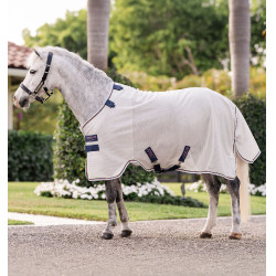 Camisa anti-moscas Horseware Amigo Bug Rug Pony Prata / limão / marinho / rosa / azul