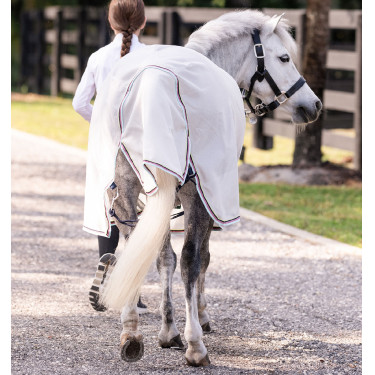 Camisa anti-moscas Horseware Amigo Bug Rug Pony Prata / limão / marinho / rosa / azul