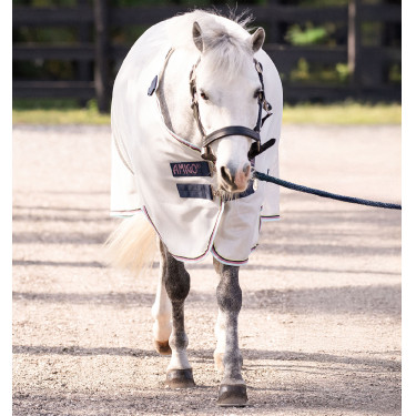 Camisa anti-moscas Horseware Amigo Bug Rug Pony Prata / limão / marinho / rosa / azul