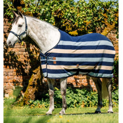 Cobertor de lã Horseware Newmarket Poney Fleece Cooler Marine witney Azul-marinho