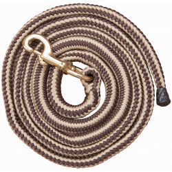 Corda redonda elástica T de T Marrom / bege Castanho