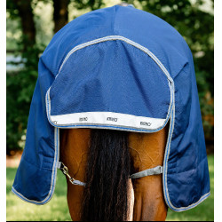 Capa Horseware Rhino Wug Turnout 0g Preto / cinza titânio / azul clássico Capa Horseware Rhino Wug Turnout 0g Preto / cinza titânio / azul clássico