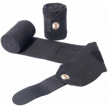 Bandagens de polo T de T Preto