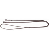 Rendas de bridão em couro liso T de T Havana escuro Castanho