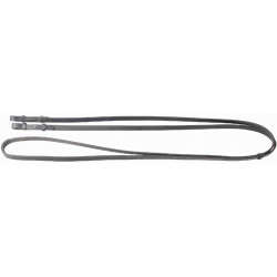 Rendas de bridão em couro liso T de T Preto