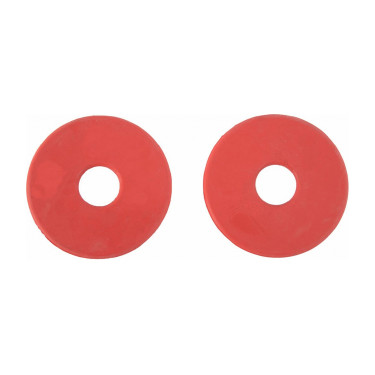 Anilhas de borracha para embocadura T de T Vermelho