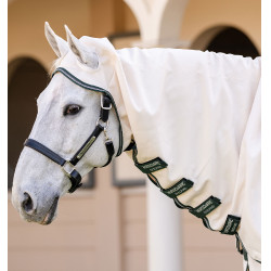 Cobertura integral Horseware Rambo Hoody XL 0g Giz / verde caçador / prata Branco Cobertura integral Horseware Rambo Hoody XL 0g Giz / verde caçador / prata Branco