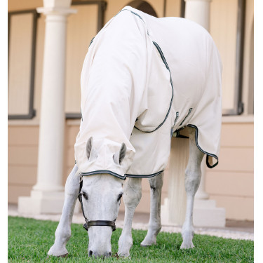 Cobertura integral Horseware Rambo Hoody XL 0g Giz / verde caçador / prata Branco Cobertura integral Horseware Rambo Hoody XL 0g Giz / verde caçador / prata Branco