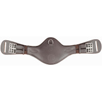 Cinta de couro para adestramento T de T Havana escuro Castanho