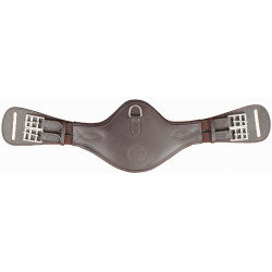 Cinta de couro para adestramento T de T Havana escuro Castanho