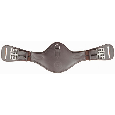 Cinta de couro para adestramento T de T Havana escuro Castanho
