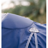Capa de box Horseware Rambo Optimo 0g Marinho / bege / azul Capa de box Horseware Rambo Optimo 0g Marinho / bege / azul