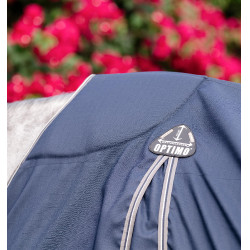 Capa de box Horseware Rambo Optimo 0g Marinho / tempestade / cinza prateado Azul-marinho