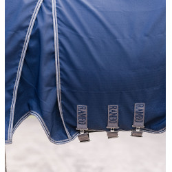 Capa de box Horseware Rambo Optimo 0g Marinho / tempestade / cinza prateado Azul-marinho