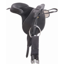 Sela bardette de couro equipada T de T Sela bardette de couro equipada T de T